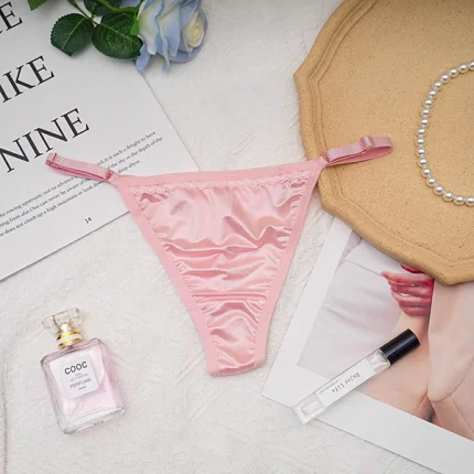 Fengyun Seamless Breathable Thong Women's High Slit Sexy Silky Cool Sexy Hot Women's Underwear